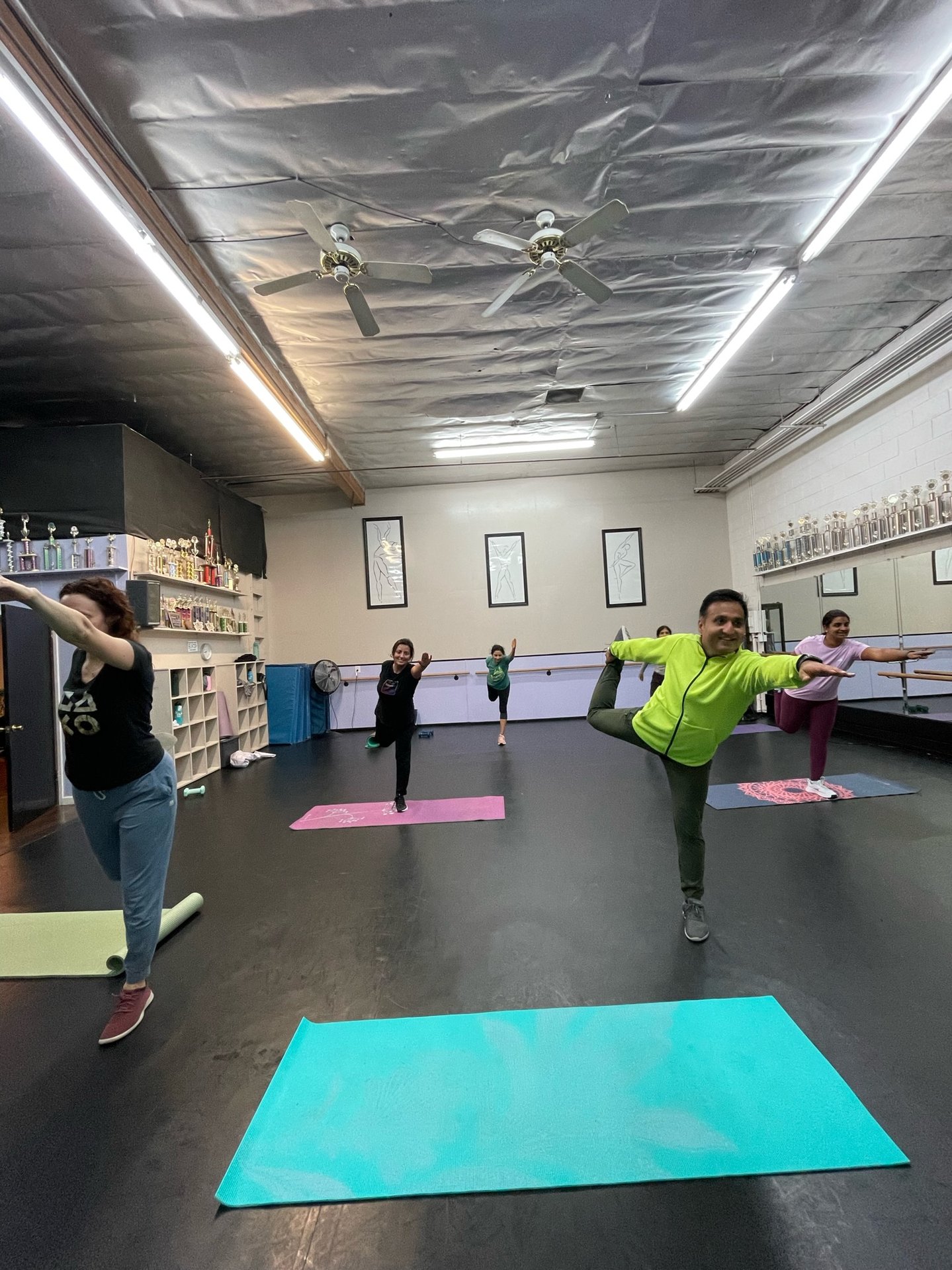 BollySWEAT cardio class in session